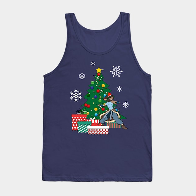 Korra Around The Christmas Tree Avatar Tank Top by Nova5